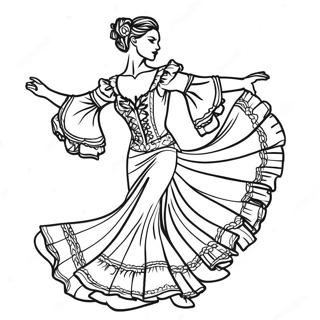 Trang To Mau Vu Cong Flamenco Ruc Ro 121812 56425