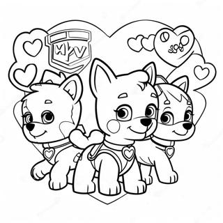 Trang To Mau Trai Tim Cua Doi Paw Patrol De Thuong 122042-56605