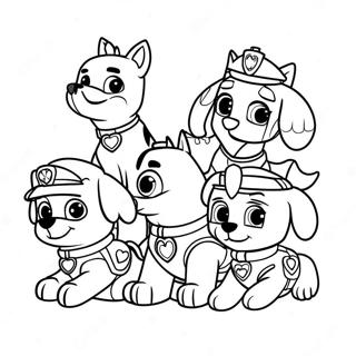 Trang To Mau Trai Tim Cua Doi Paw Patrol De Thuong 122042-56607