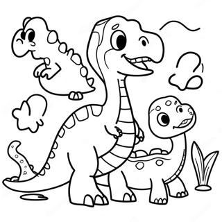 Trang To Mau Khung Long Hoat Hinh Vui Nhon 12274-812