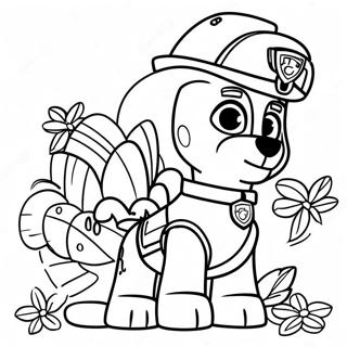 Paw Patrol Lễ Tạ Ơn Tranh Tô Màu