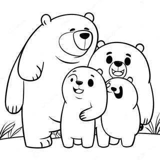 Trang Tô Màu Chúng Tôi Là Gấu Tranh Tô Màu