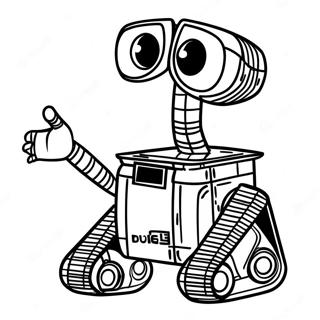 Trang Tô Màu Wall-E Tranh Tô Màu