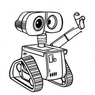 Trang Tô Màu Wall-E Khám Phá Không Gian Tranh Tô Màu