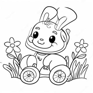 Trang To Mau Buggy Huggy Vui Tuoi Voi Hoa 124794-58890
