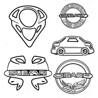 Trang To Mau Logo Subaru 126985-60584