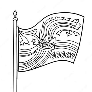 Cờ Tây Ban Nha Trang tô màu