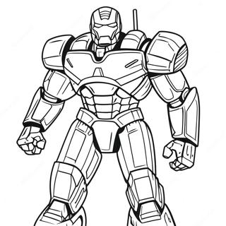 Cỗ Máy Chiến Tranh Trang tô màu