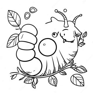 Trang To Mau Sau Buom Hai Huoc Tren La 127760-61322