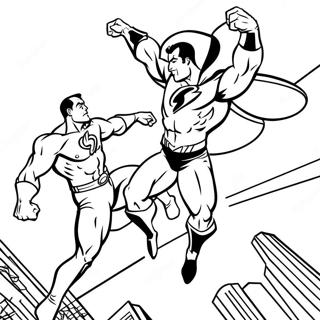 Trang To Mau Black Adam Vs Shazam 128097-61586