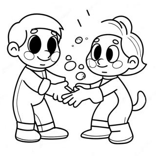 Trang To Mau Nhan Vat Vui Nhon Rua Tay 128275-61724