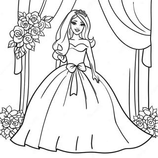 Trang To Mau Barbie Cuoi Quyen Ru Voi Hoa 128403 61821