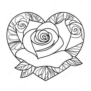 Trang To Mau Hoa Hong Trai Tim Tinh Yeu Lang Man 128920-62219