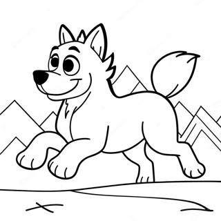 Trang To Mau Balto Chay Qua Tuyet 130560-63501