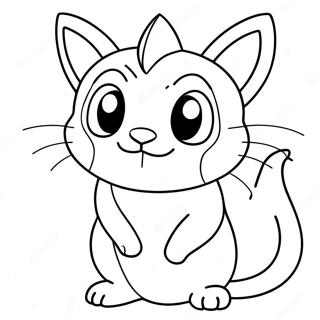 Pokemon Meowth Tranh Tô Màu