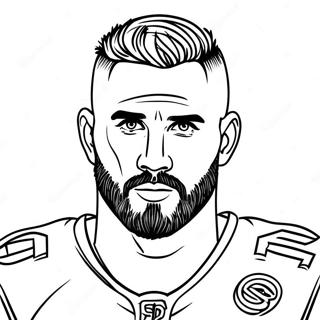 Travis Kelce Tranh Tô Màu