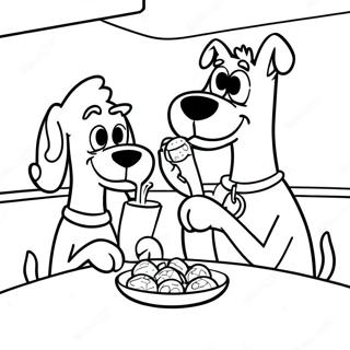 Scooby Doo Tranh Tô Màu