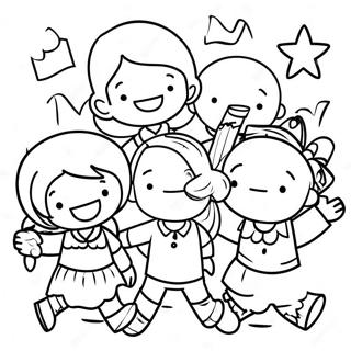 Trang To Mau Tre Em Lam Viec Nhom Da Dang 132360 64891