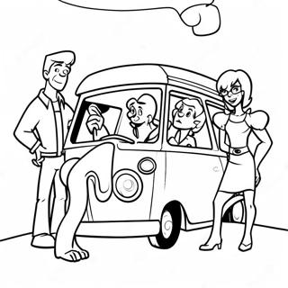 Trang Tô Màu Scooby Doo Và Bạn Bè Giải Quyết Bí Ẩn Tranh Tô Màu