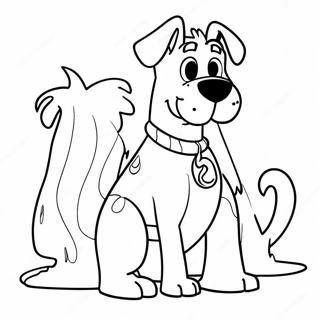 Trang Tô Màu Scooby Doo Với Ma Tranh Tô Màu