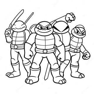 Sự Trỗi Dậy Của Tmnt Tranh Tô Màu