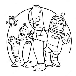 Futurama Tranh Tô Màu