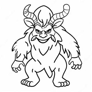 Krampus Tranh Tô Màu