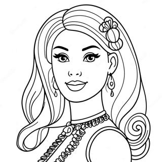 Trang To Mau Dau Bup Be Barbie Thoi Trang 135444-67294