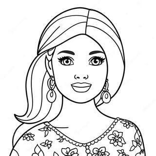 Trang To Mau Bup Be Barbie Tranh Tô Màu