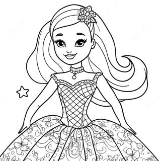 Trang To Mau Bup Be Barbie Trong Vay Lap Lanh Tranh Tô Màu