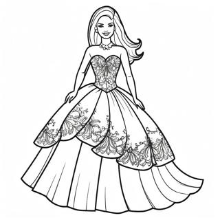 Trang To Mau Bup Be Barbie Trong Vay Lap Lanh Tranh Tô Màu