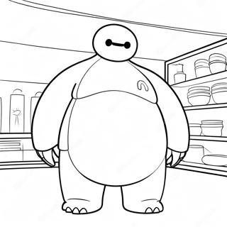 Baymax Tranh Tô Màu