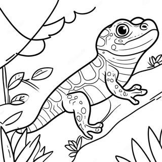 Gecko Nhieu Mau Trong Rung Trang To Mau 138515-69836