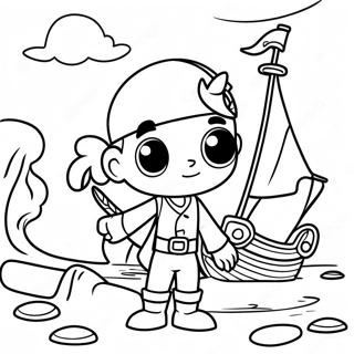Jake Và Cướp Biển Neverland Tranh Tô Màu
