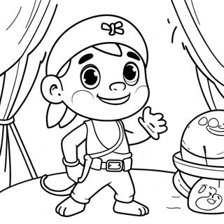 Trang Tô Màu Jake Và Những Tên Cướp Biển Neverland Tranh Tô Màu