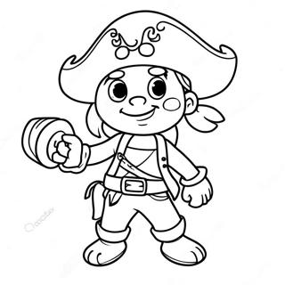 Trang Tô Màu Jake Tên Cướp Biển Phiêu Lưu Tranh Tô Màu