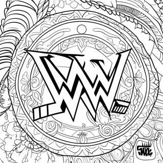 Trang To Mau Logo Wwe 138950-70178