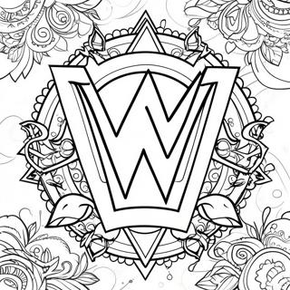 Trang To Mau Logo Wwe 138950-70180