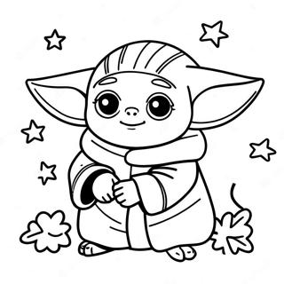 Baby Yoda Giáng Sinh Tranh Tô Màu