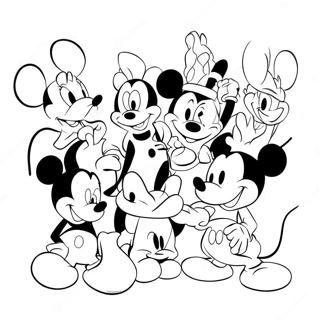 Trang To Mau Mickey Mouse Va Ban Be 16546-3610