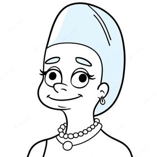 Trang To Mau Marge Simpson Voi Toc Xanh 19447-4245