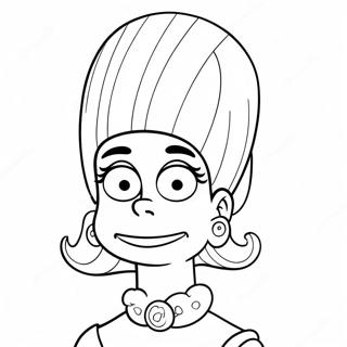 Trang To Mau Marge Simpson Voi Toc Xanh 19447-4246