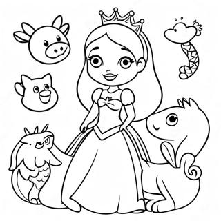 Trang To Mau Cong Chua Vui Ve Voi Nhung Nguoi Ban Dong Vat 2088 833