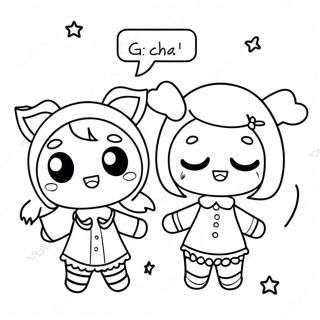 Ban Be Gacha Life Di Choi Trang To Mau 22494-4914