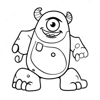 Logo Monsters Inc Trang To Mau 25081 5477