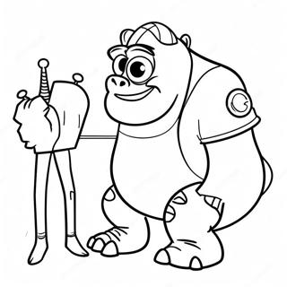 Logo Monsters Inc Trang To Mau 25081 5478