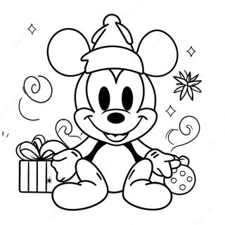 Trang To Mau Mickey Mouse Giang Sinh 25891-5643