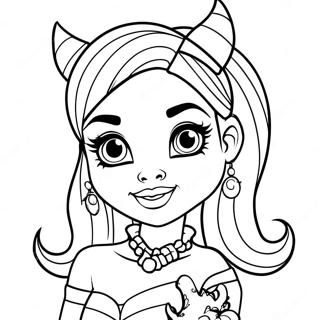 Trang To Mau Draculaura Monster High 27844-6056