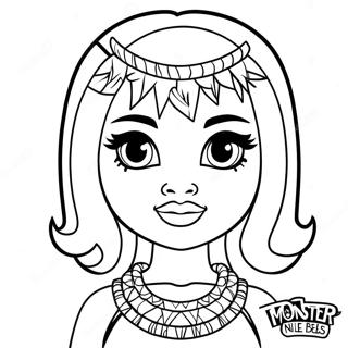 Monster High Trang tô màu