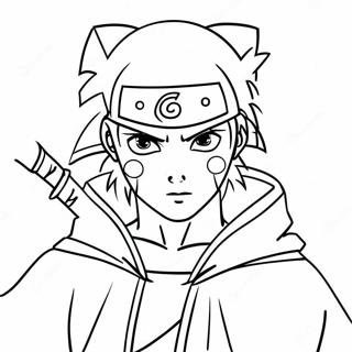 Sasuke Trang tô màu